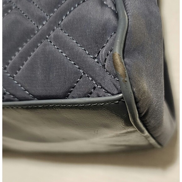 Vera Bradley Womens Purse Solid Gray Quilted 2 Handles Shoulder Strap Pockets - Picture 11 of 12